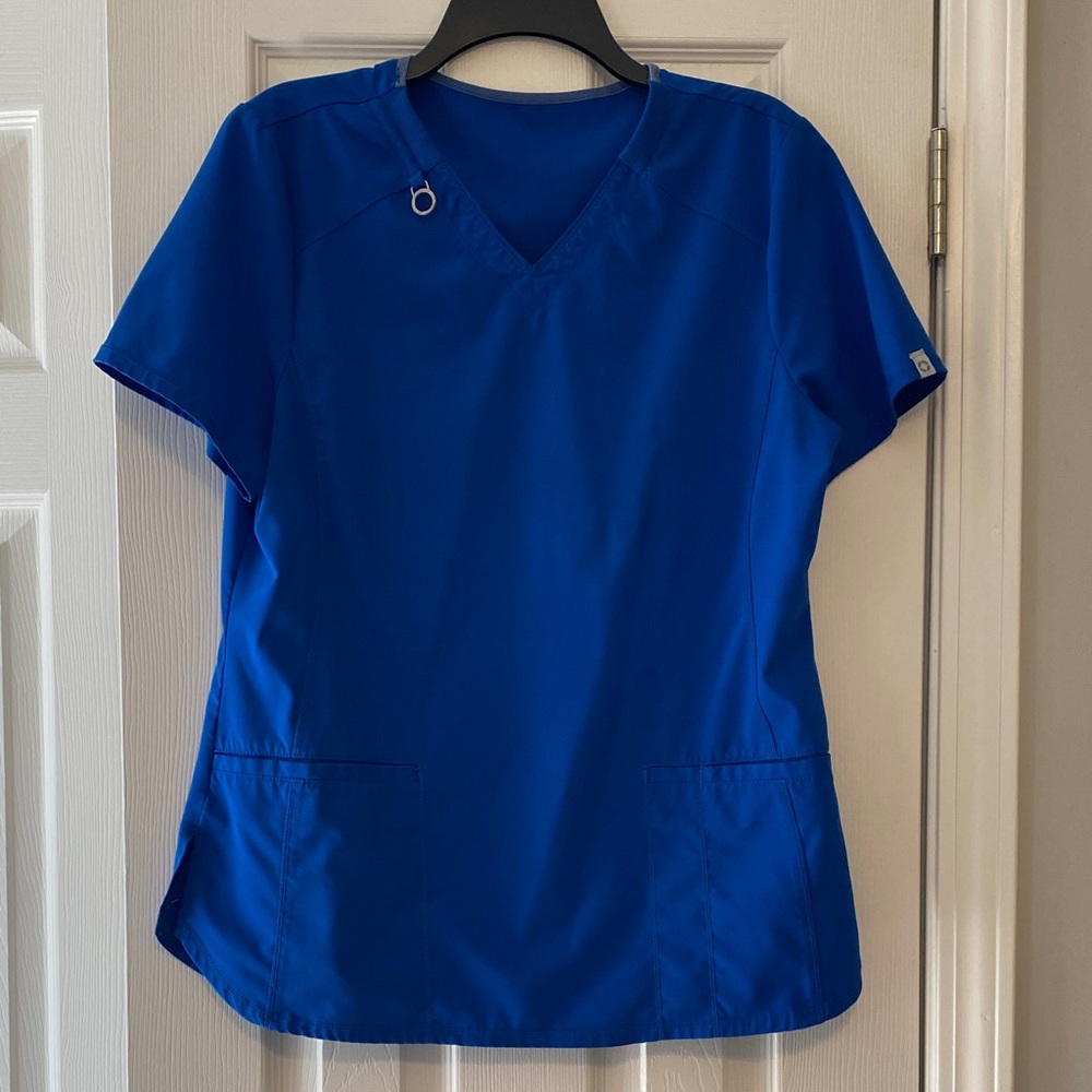 Royal Blue Women's scrub top